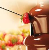 Chocolate em cascata da Mr Fondue