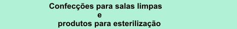 Confec��es para salas limpas